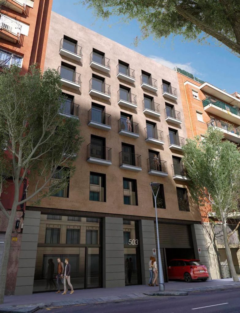 Rehabilitación integral con remonta de edificio plurifamiliar existente
Barcelona
Año: En construcción